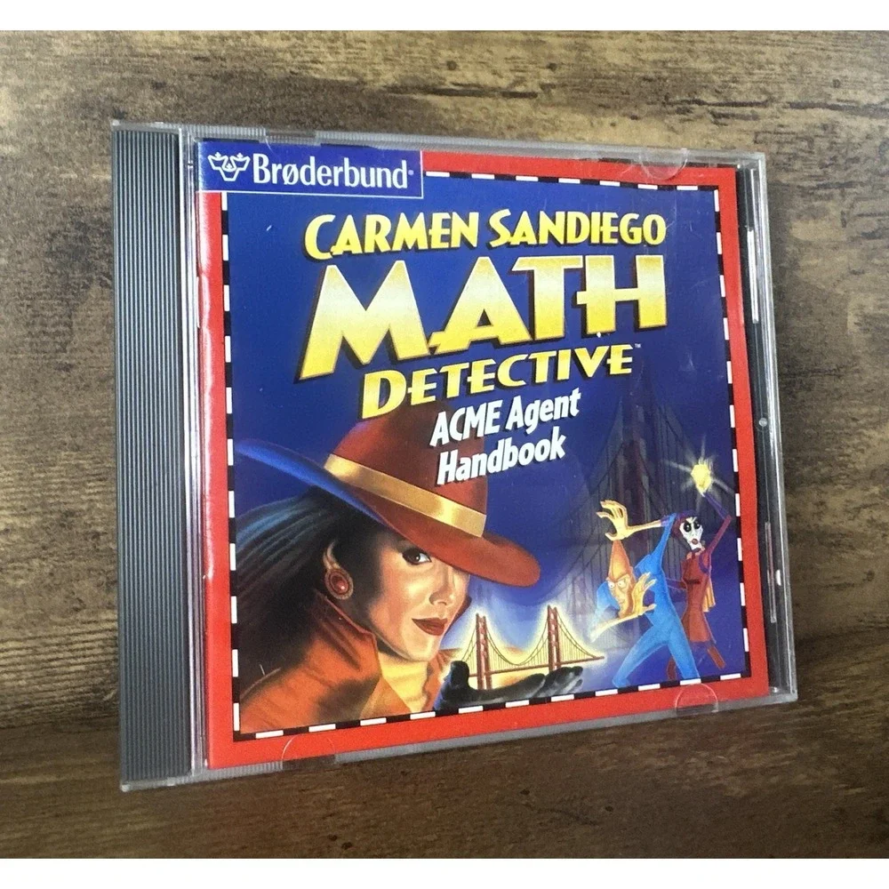 Carmen Saniego: Math Detective - 1998 - PC (Windows 95) / Mac - CD ROM Tested